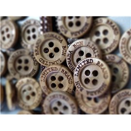 Wood button MD117